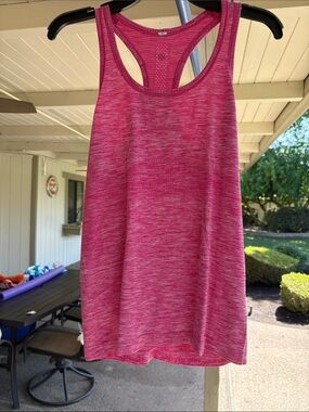 Pink lululemon Space-Dyed Racerback Tank Top